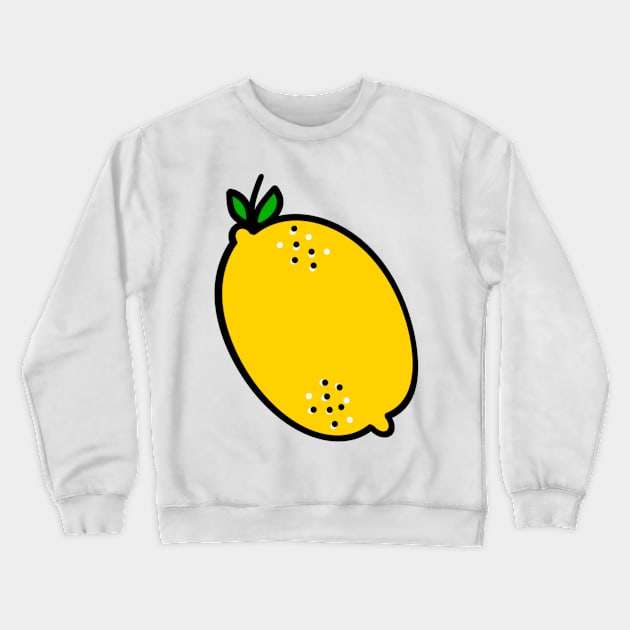 Lemon Lover Pattern Crewneck Sweatshirt by faiiryliite